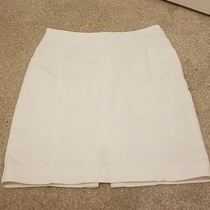 White pencil skirt